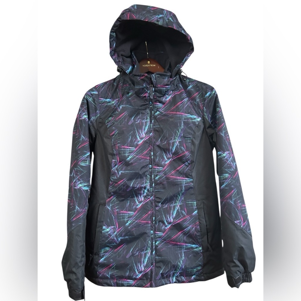 Mountain Warehouse Water Resistant Hooded Winter Jacket Black Women’s Small